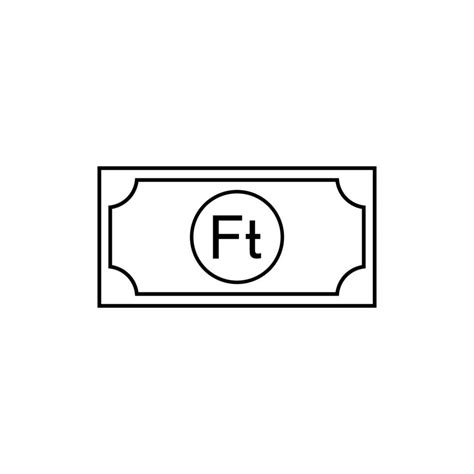 Hungary Currency Icon Symbol. Hungarian Forint, HUF. Vector ...