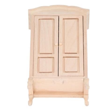 Armoire Miniature Pour Maison De Poup E Minifinker Double Porte