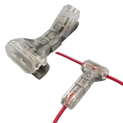 solderless wire connectors t tap for a rugged environment, 20-18awg wire