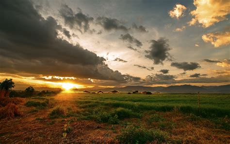 Farm Sunset Wallpapers - Top Free Farm Sunset Backgrounds - WallpaperAccess