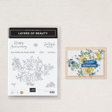 Layers Of Beauty Stamp Set By Stampin Up