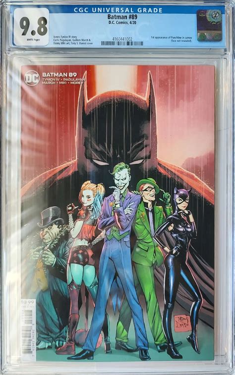 Dc Batman 2020 Comic Book 89 Tony S Daniel Cover Cgc 98 Dc Comics