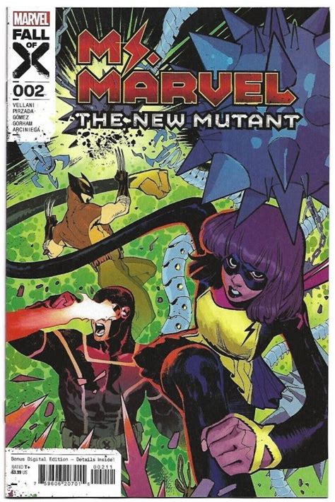 Ms Marvel The New Mutant Comic Book Marvel Comic Books