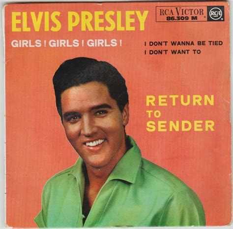 Elvis Presley Return To Sender 1962