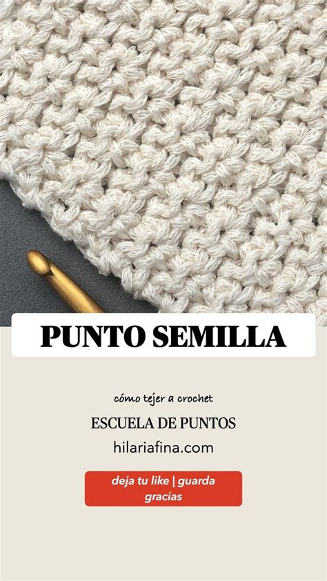 Punto Semilla En Punto Enano En Lazada Trasera Aprender Hilaria Fina