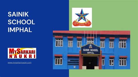 Sainik School Imphal Recruitment - MySarkariNaukri En