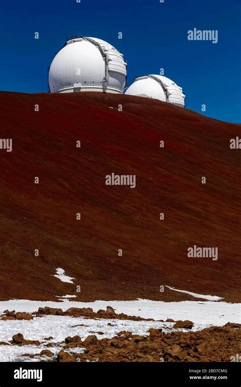 Mauna Kea Gemini Observatory On The Summit W M Keck Observatory