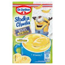 Polski Supermarket Dr Oetker Kisiel Minionki Smak Banan 29g Polski