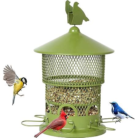 Amazon Metal Bird Feeders For Outdoors Hanging Wild Bird Feeder