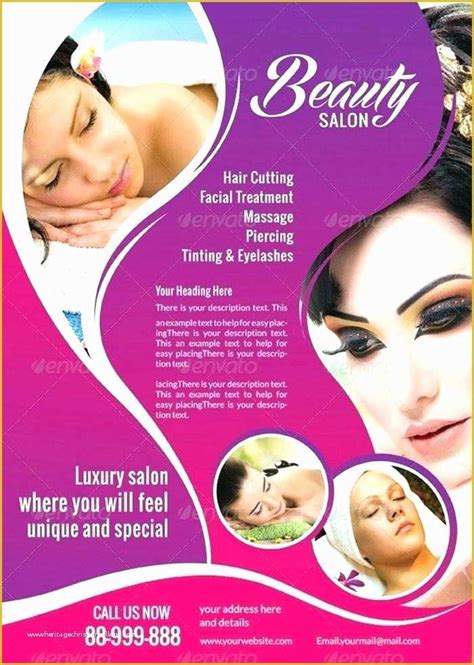 Beauty Salon Flyer Templates Free