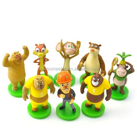 Kids Cartoon Boonie Bears Action Figure,Bear Pvc Figure,Boonie Bear ...