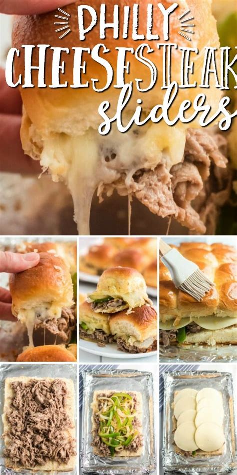 Philly Cheesesteak Sliders Sliders Recipes Hawaiian Rolls Cookout