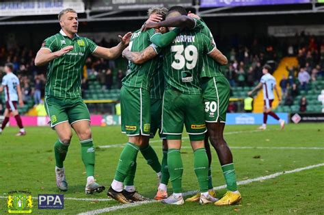 Yeovil Town Football Club MATCH REPORT Yeovil Town 3 2 Gateshead