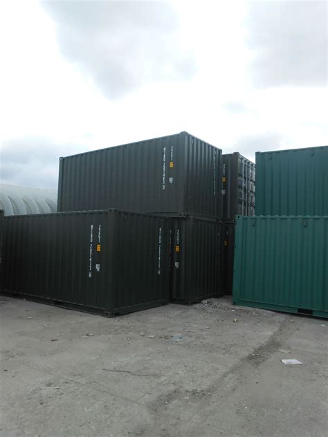 New 20ft Shipping Containers 20ft Once Used S2 Original Doors £2750