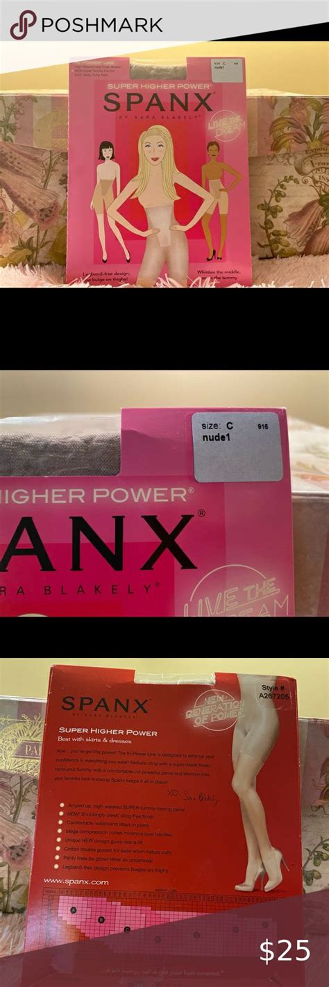 Spanx Super Higher Power Nude Size C Spanx Higher Power Clothes Design