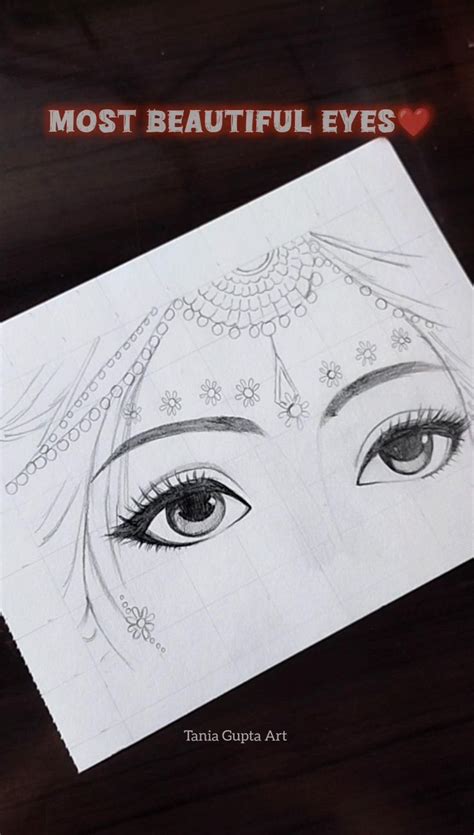 radha rani eyes drawing   face drawing cute drawings portrait