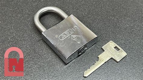 Abus Y14 Padlock Picked YouTube