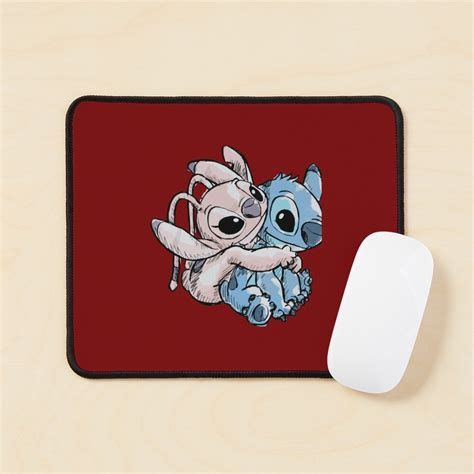 Stitch And Angel Sticker For Sale By Omlayminh Redbubble