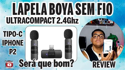 MICROFONE SEM FIO LAPELA BOYA NÃO COMPRE ANTES DE VER ESSE VIDEO