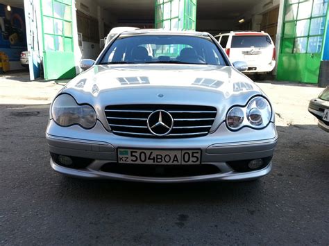 Новые фары — Mercedes-Benz C 32 AMG (W203), 3,2 л, 2002 года | тюнинг ...