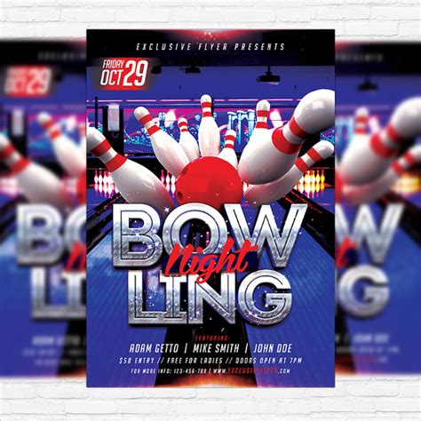 Bowling Flyer Templates For Microsoft Word