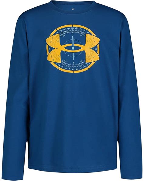 Under Armour Kids Compass Logo Long Sleeve Tee Big Kids 6pm