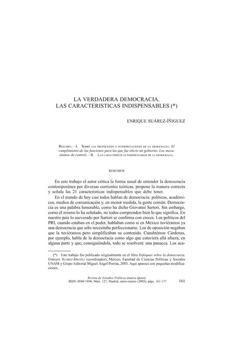 S07 S1 Material De Lectura La Verdadera Democracia Las