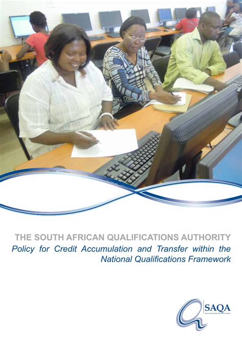 Pdf The South African Qualifications Authority · The National