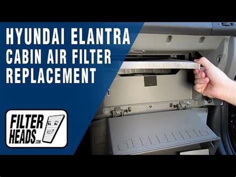 How To Replace Cabin Air Filter Hyundai Elantra Youtube