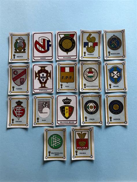 Panini World Cup Argentina 78 Badges 17 Loose Stickers Catawiki