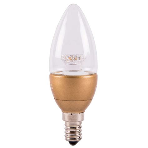 Bell Lighting Led Candle Bulb W Brass Base At Uk Electrical