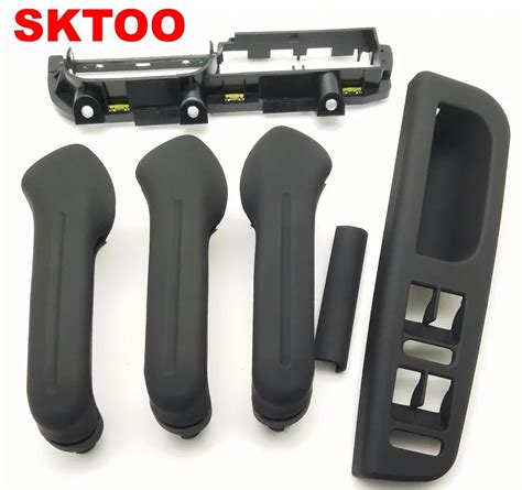 Sktoo Pcs Black For Vw Jetta Bora Golf Inner Door Handle Handle