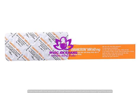 Diamicron MR 60mg Nhà thuốc Phúc An Khang