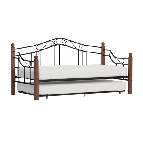 Hillsdale Furniture Madison Wood And Metal Twin Daybed With Roll Out