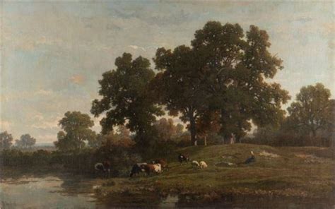 Heinrich Hellhoff Paysage Aux Vaches MutualArt