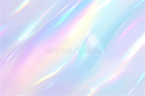 Ethereal Waves Of Fabric In Soft Pastel Iridescence Ai Generated Stock