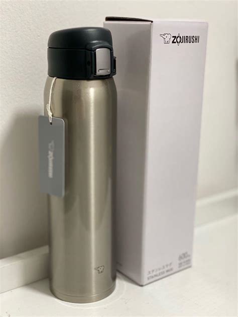 Zojirushi One Touch Open Stainless Steel Mug Ml Silver Sm Sta