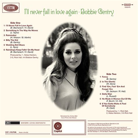 Ill Never Fall In Love Again Bobbie Gentry