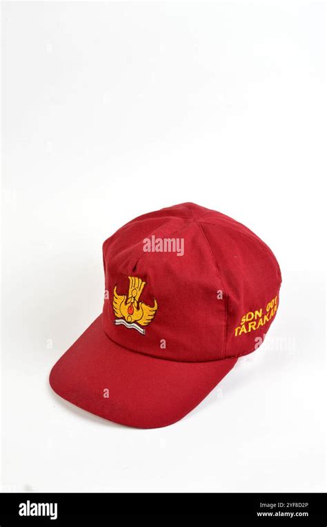 Indonesian Primary School Uniform Cap Isolated On White Background