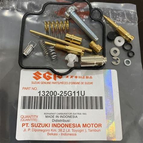 SUZUKI RAIDER 150 CARBURETOR REPAIR KIT GENUINE SGP Lazada PH