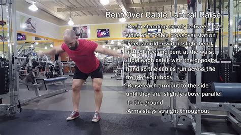 Bent Over Cable Lateral Raise Youtube