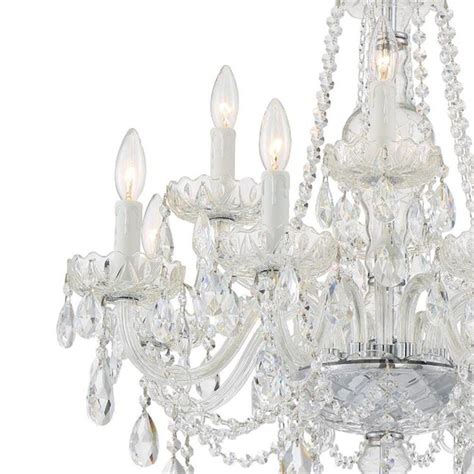 Crystorama Candace 12 Light Polished Chrome Traditional Crystal