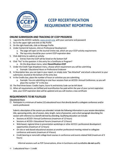 Fillable Online Ccep Certification Activity Report Form Fax Email Print