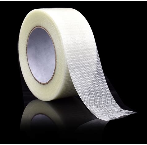 Clear Self Adhesive Glass Fiber Strapping Reinforced Fiberglass Tape