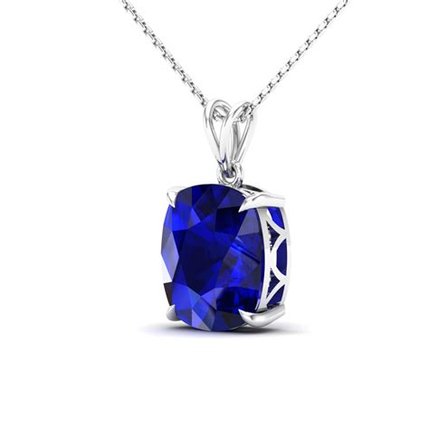 Buy Blue Sapphire (Neelam) Pendant at Best Price in India