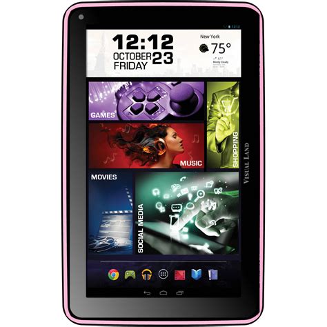 Visual Land Prestige 7" Quad Core Tablet 8GB includes Keyboard Case - Walmart.com