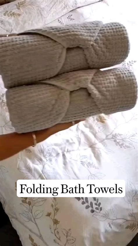 How To Fold Bath Towels Girl Life Hacks Lifehacks Home Living