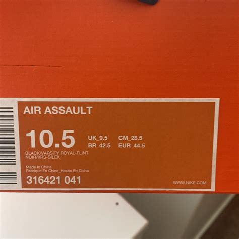 Nike Air Assault Basketball Shoe Gem