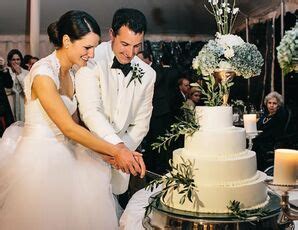 Wedding Cake With Olive Leaves