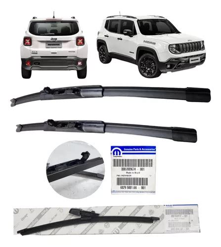 Kit Palhetas Dianteira Traseira Jeep Renegade Pcd Mopar